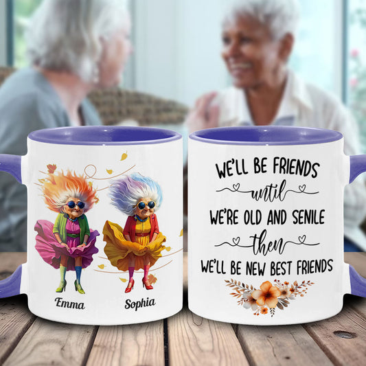 Alte Freunde – Personalisierte Tasse mit dem Aufdruck „Beste Freunde“