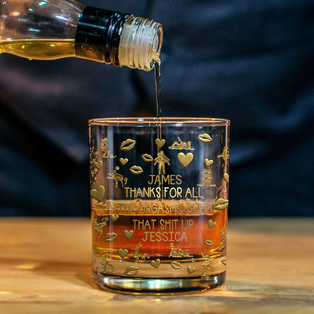 Ich liebe dich – Personalisiertes Whiskyglas für Paare
