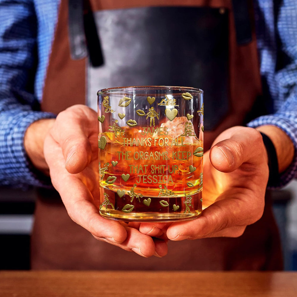 Ich liebe dich – Personalisiertes Whiskyglas für Paare
