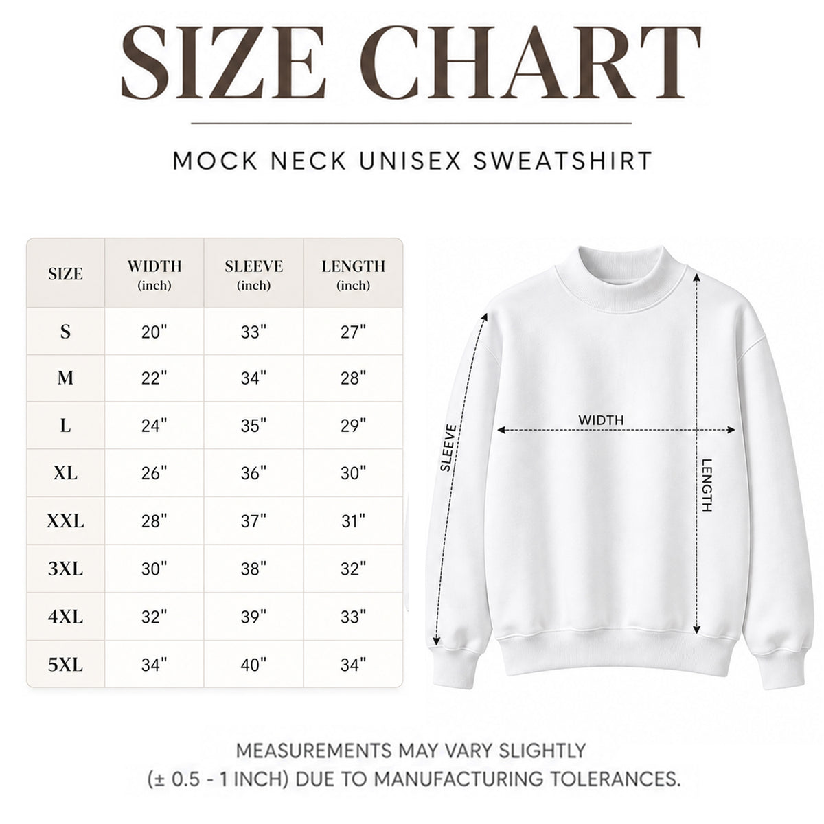 Merry Woofmas - Personalized Dog Mock Neck Sweatshirt