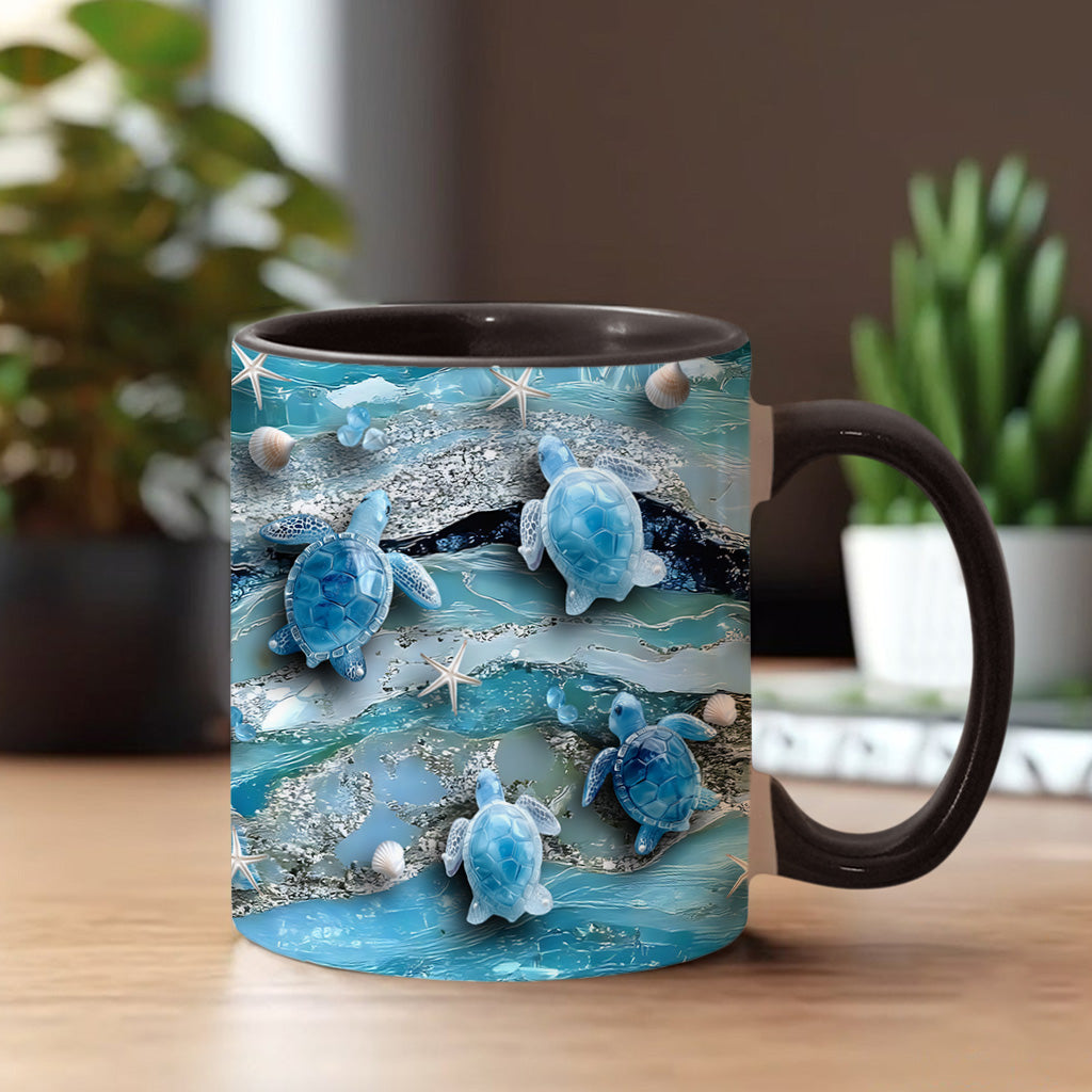 Personalisierte Tasse mit Schildkrötenmotiv