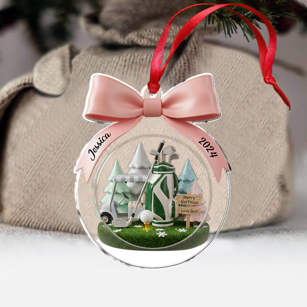 Golf-Weihnachten – Personalisierter Golf-Weihnachtsschmuck