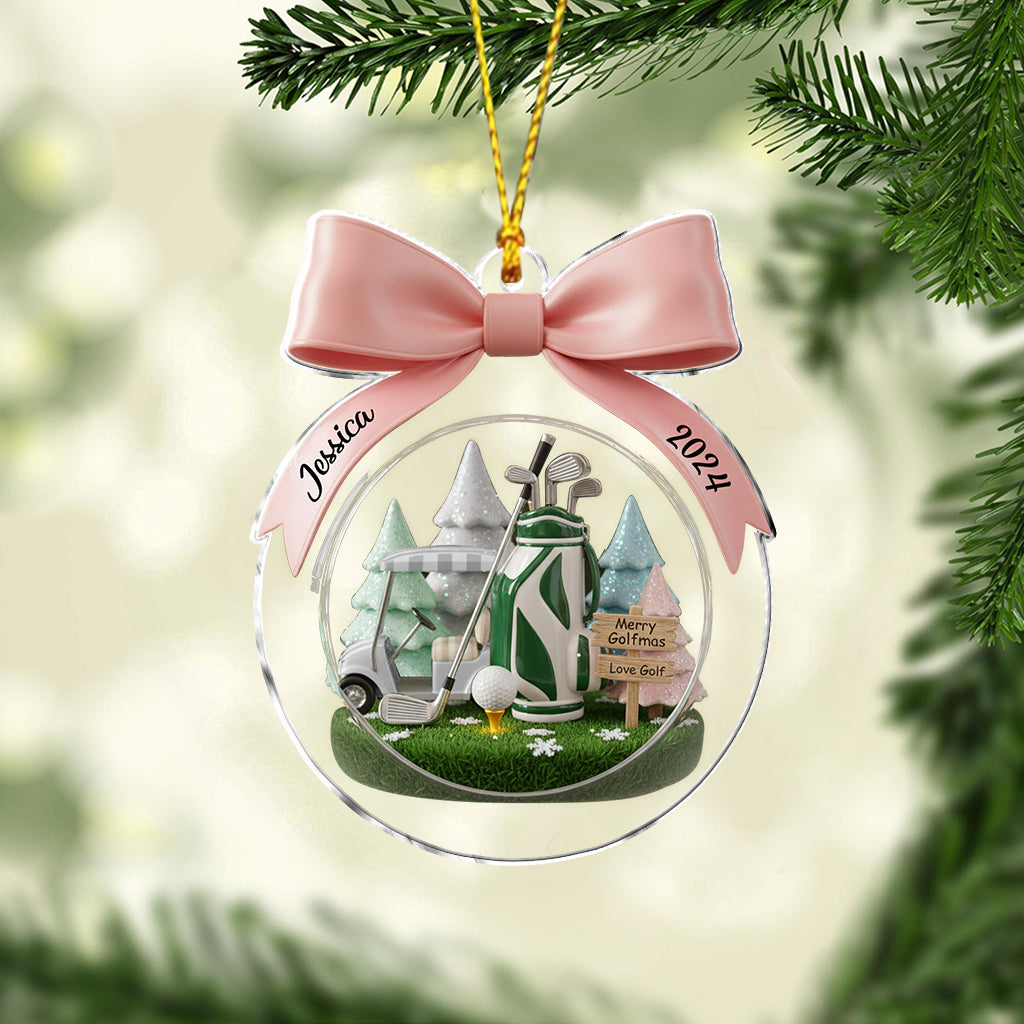 Golf-Weihnachten – Personalisierter Golf-Weihnachtsschmuck