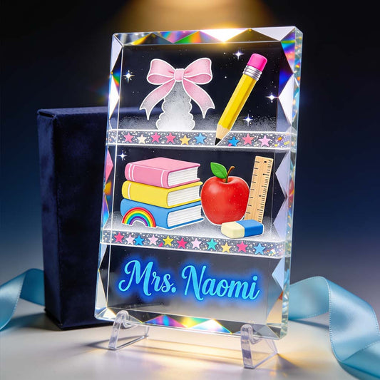 Kawaii School Teacher Gift Personalized - Personalized Teacher Custom Shaped Acrylic Plaque