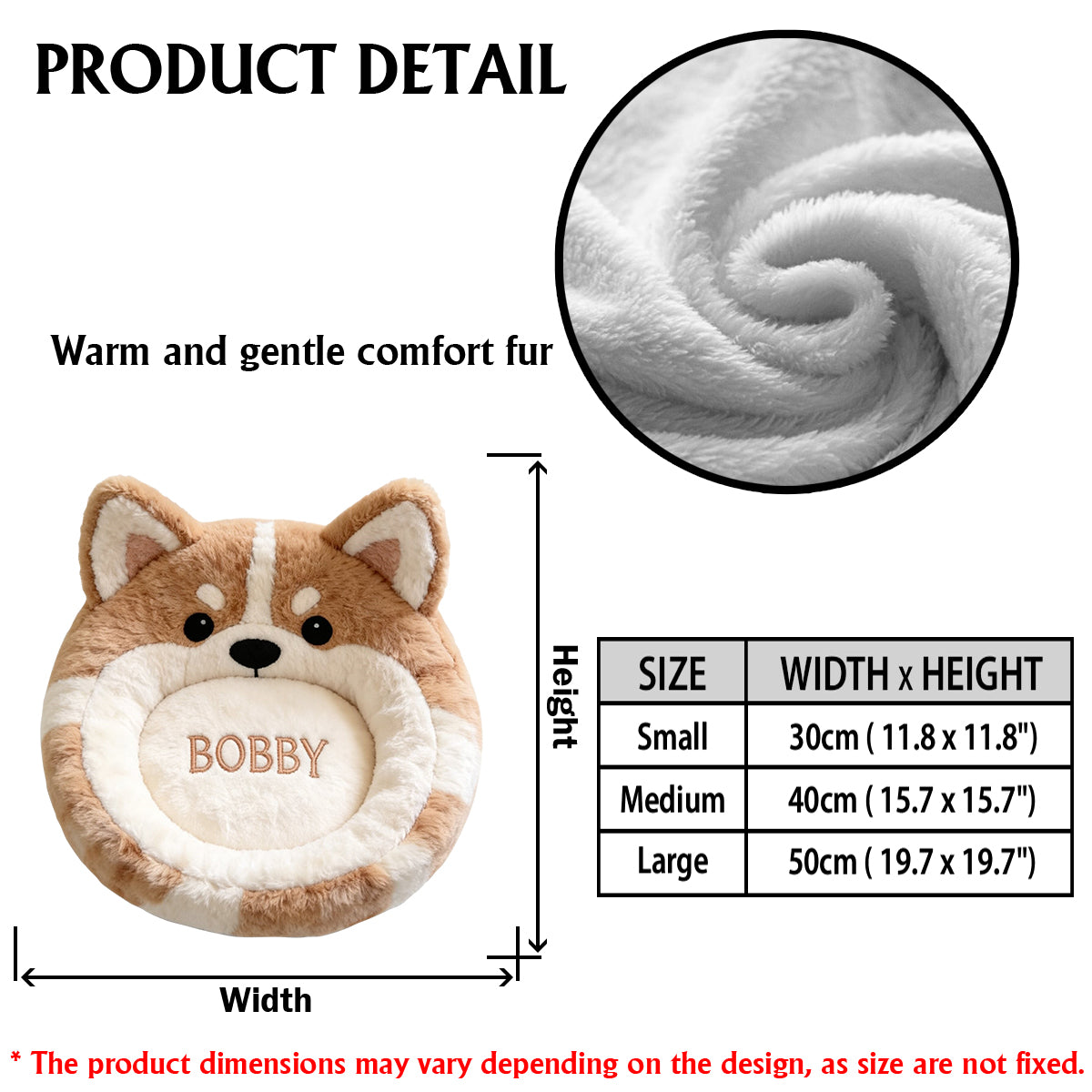 Dog Must-have Item - Personalized Dog Premium Faux Fur Pillow