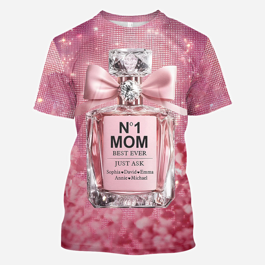 Die beste Mama aller Zeiten - Personalisiertes Mutter-Shirt