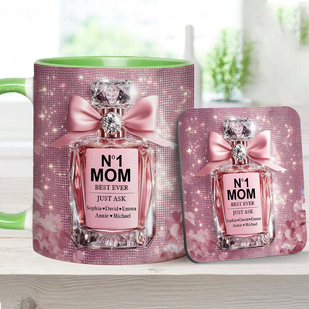 Die beste Mama aller Zeiten - Personalisierte Tasse mit Muttermotiv