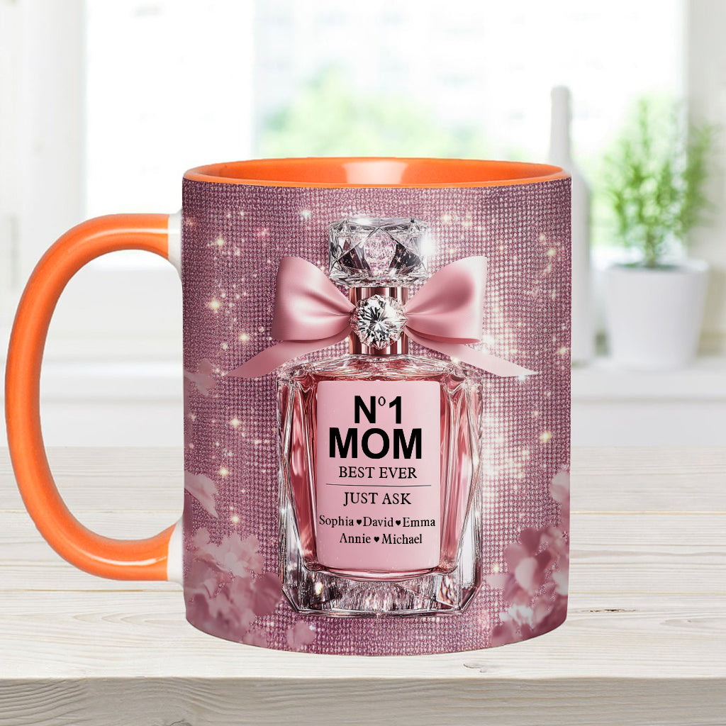 Die beste Mama aller Zeiten - Personalisierte Tasse mit Muttermotiv
