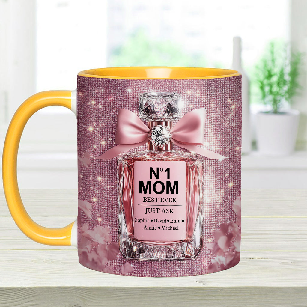 Die beste Mama aller Zeiten - Personalisierte Tasse mit Muttermotiv