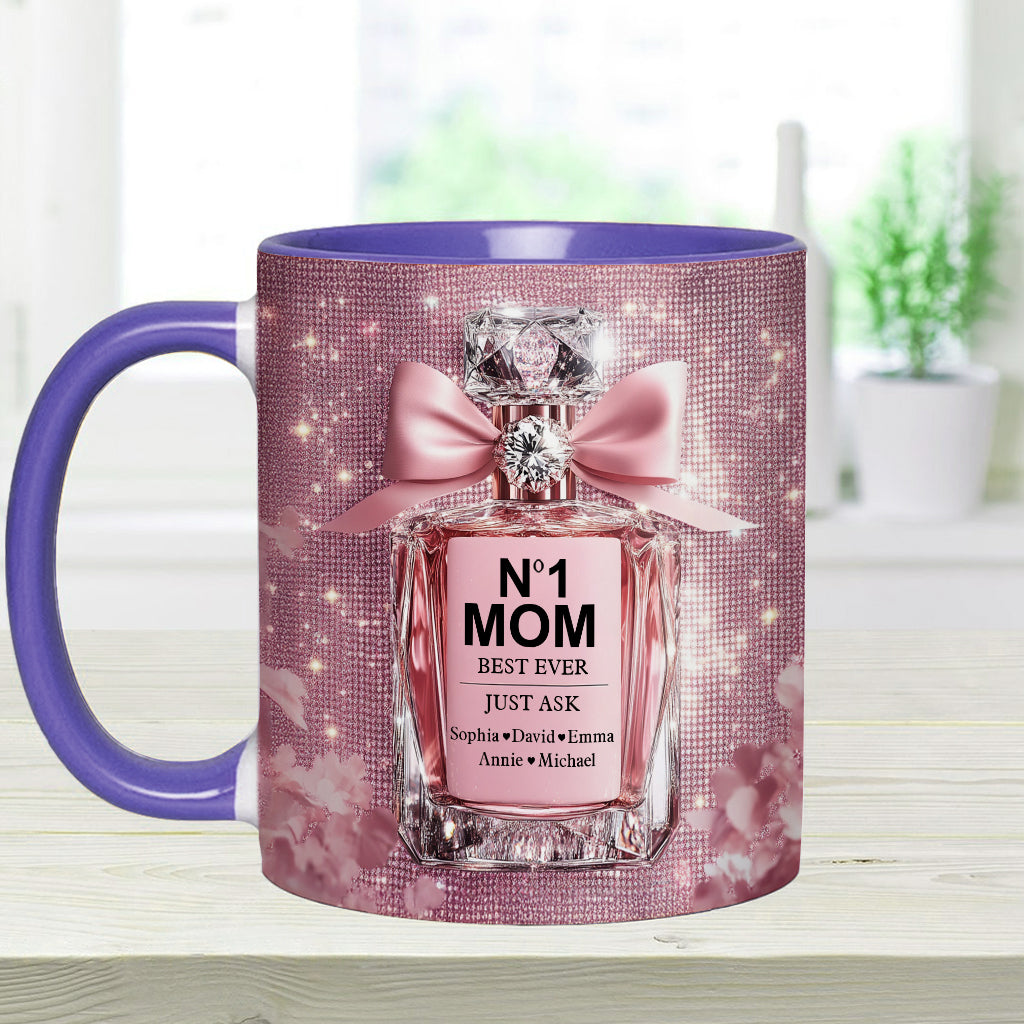 Die beste Mama aller Zeiten - Personalisierte Tasse mit Muttermotiv