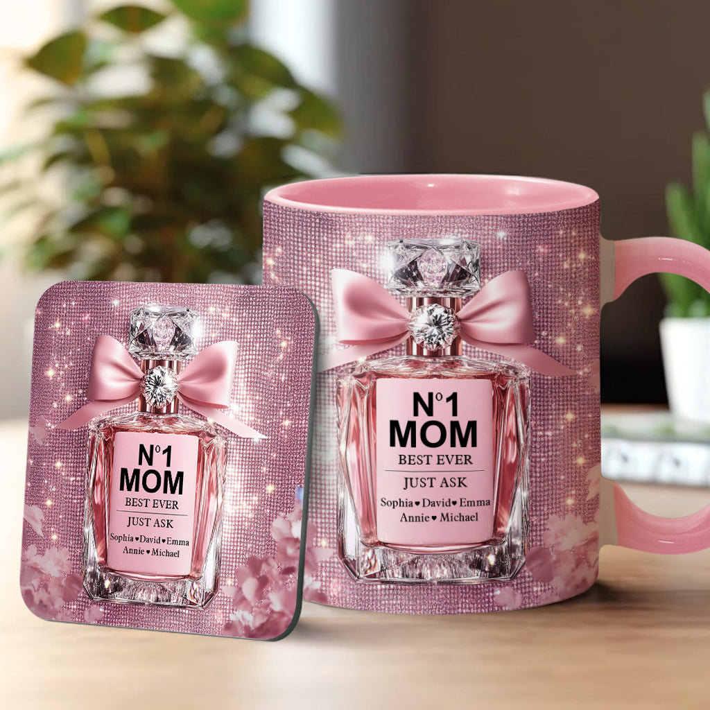 Die beste Mama aller Zeiten - Personalisierte Tasse mit Muttermotiv
