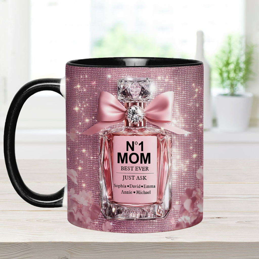 Die beste Mama aller Zeiten - Personalisierte Tasse mit Muttermotiv