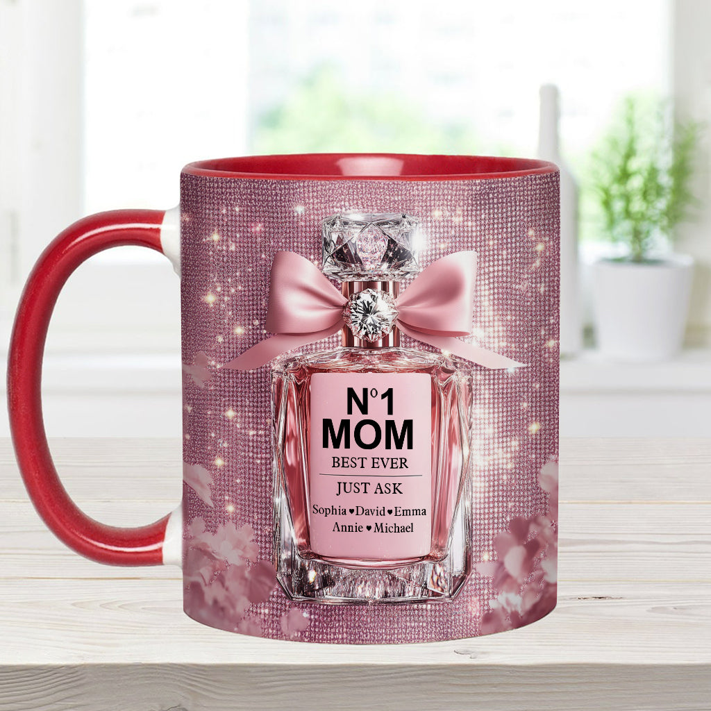 Die beste Mama aller Zeiten - Personalisierte Tasse mit Muttermotiv