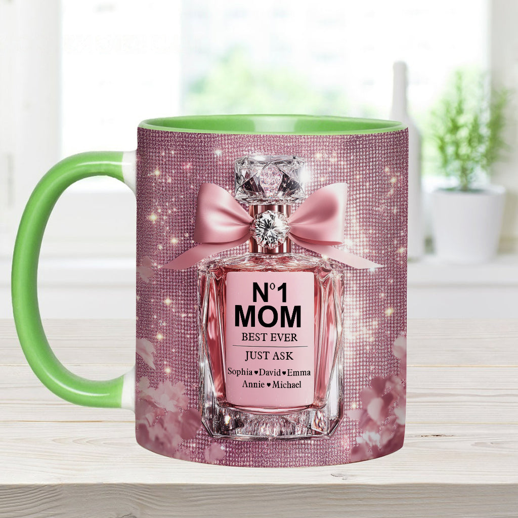 Die beste Mama aller Zeiten - Personalisierte Tasse mit Muttermotiv