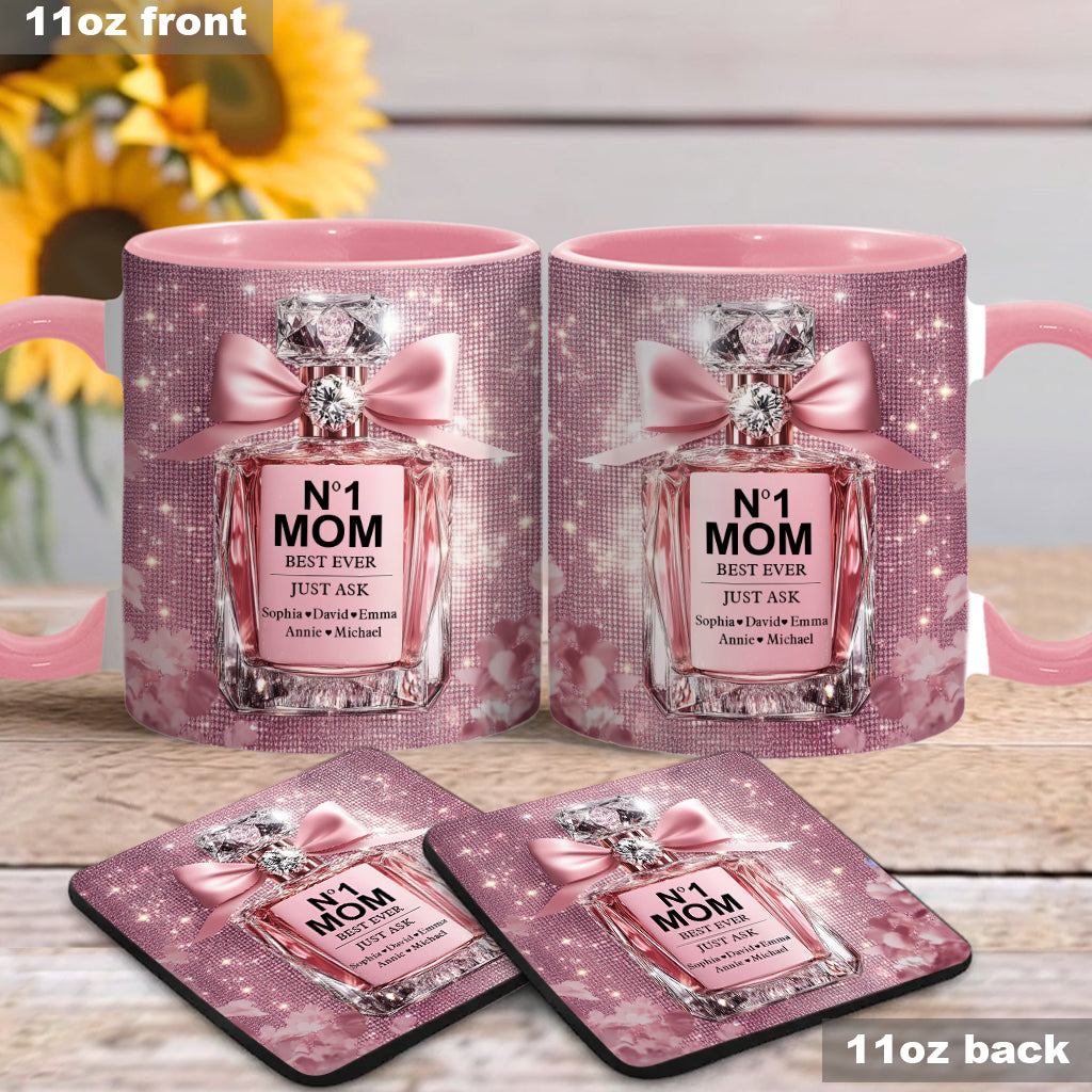 Die beste Mama aller Zeiten - Personalisierte Tasse mit Muttermotiv