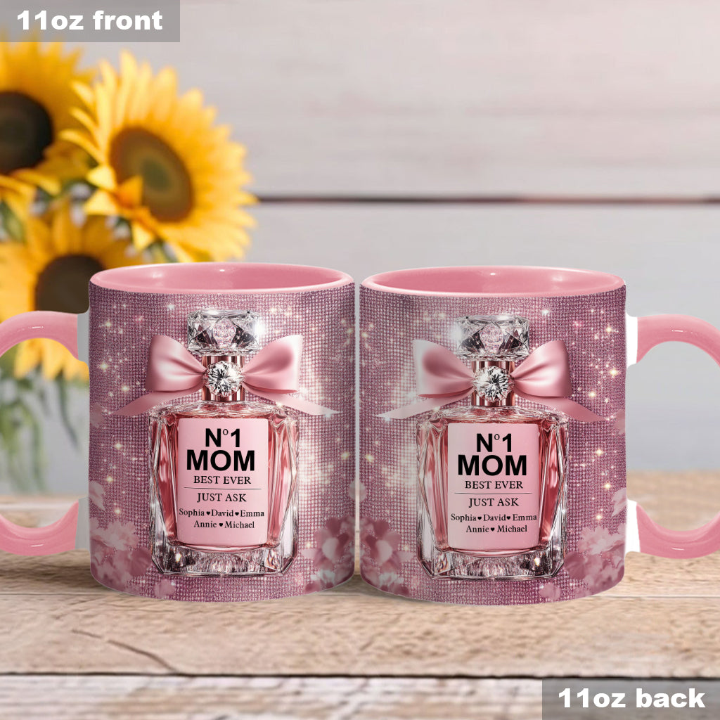 Die beste Mama aller Zeiten - Personalisierte Tasse mit Muttermotiv