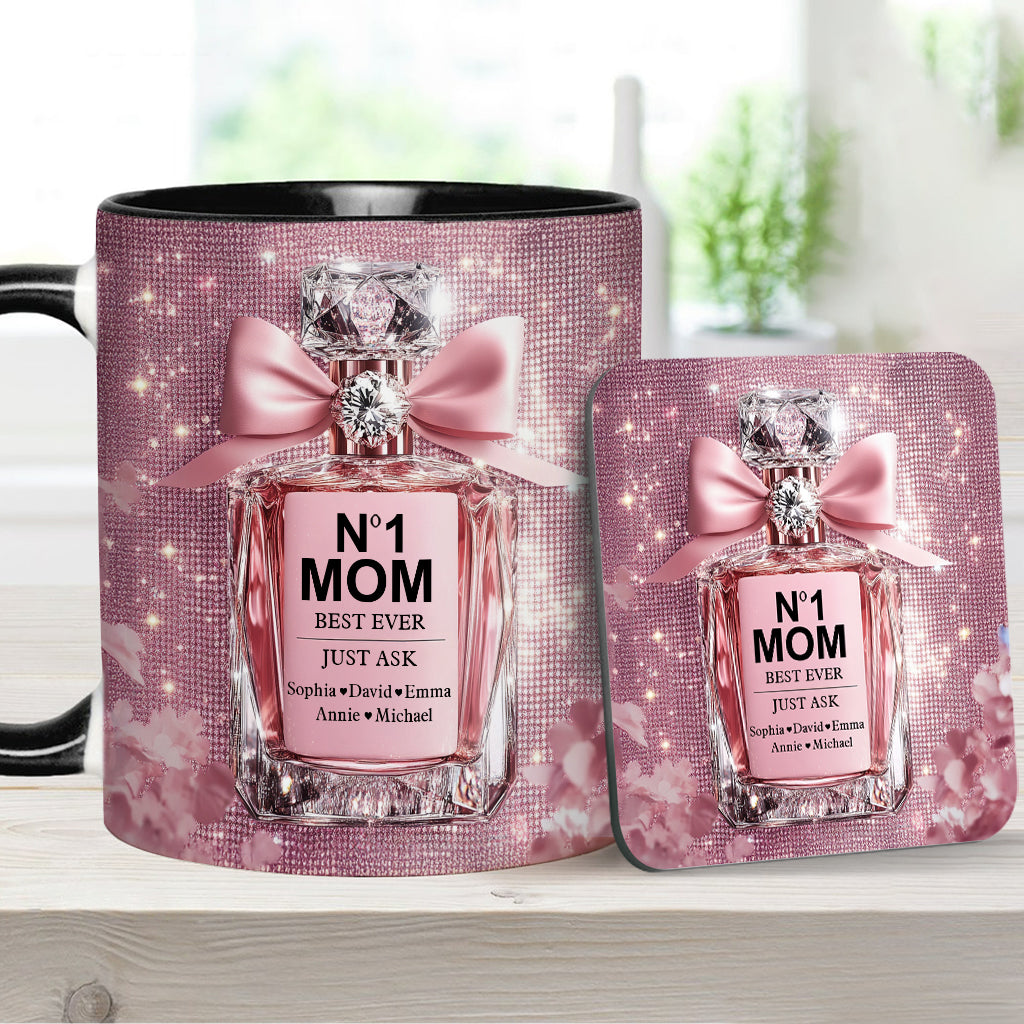 Die beste Mama aller Zeiten - Personalisierte Tasse mit Muttermotiv