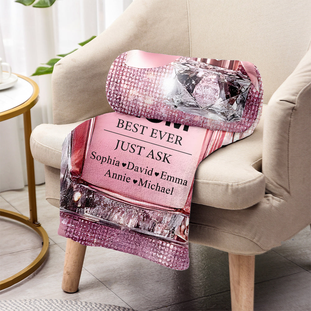 Die beste Mama aller Zeiten – Personalisierte Mutterdecke