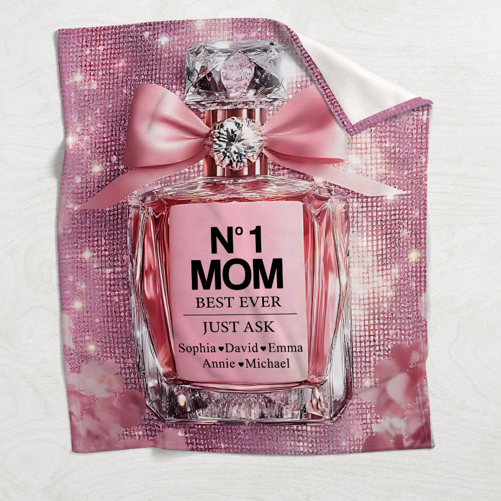 Die beste Mama aller Zeiten – Personalisierte Mutterdecke