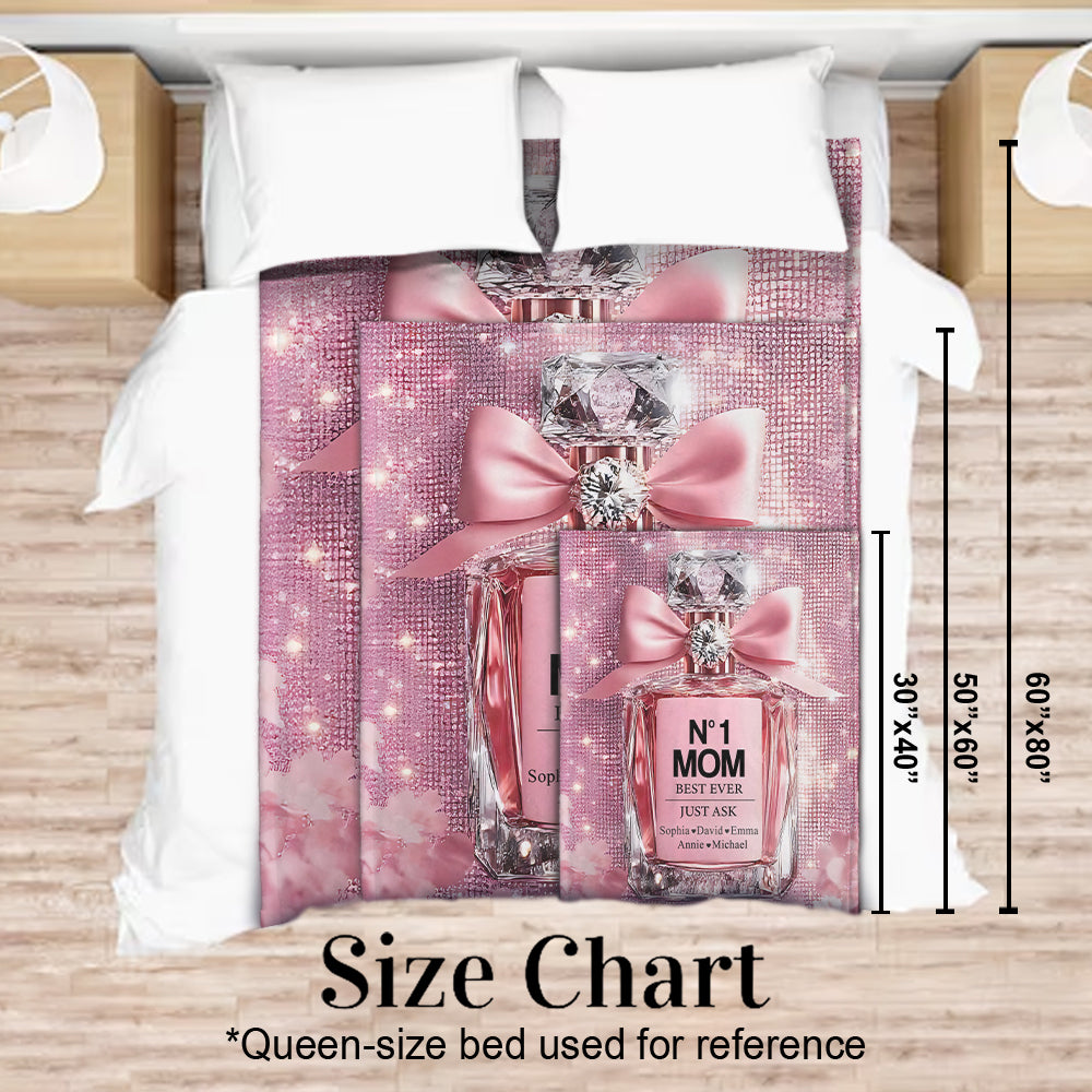 Die beste Mama aller Zeiten – Personalisierte Mutterdecke