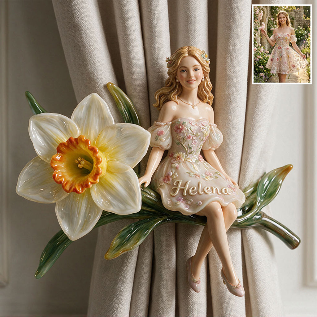 Bloom Within - Personalized Self Love Curtain Tieback
