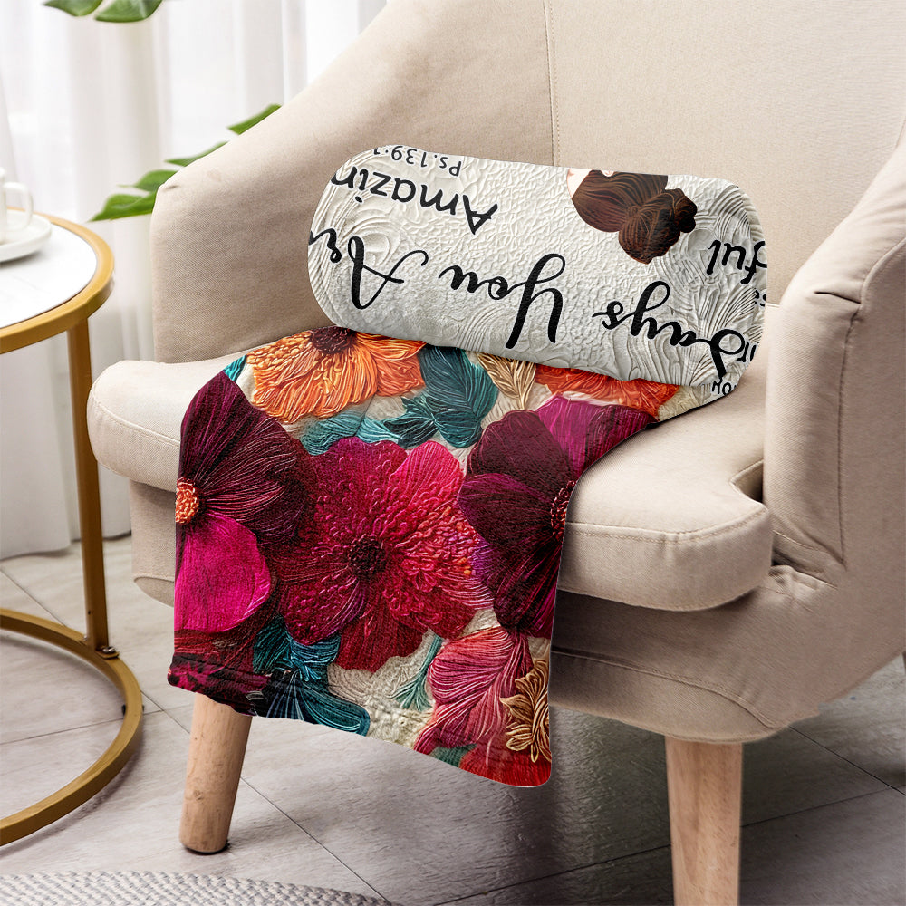 Gott sagt, du bist genug – Personalisierte christliche Decke