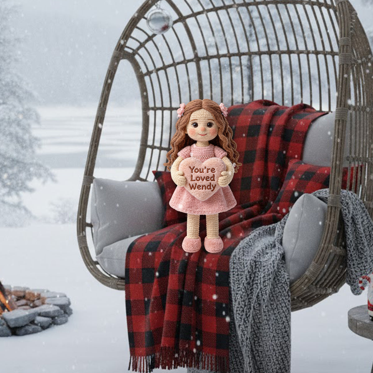 Jedes Foto – das perfekte Geschenk für Kinder – personalisiertes Premium-Kunstfellkissen für Kinder