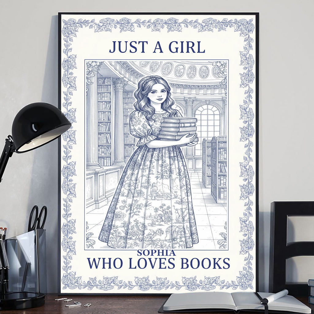 Perfect Gift For Book Lovers - Personalized Book Canvas And Poster
