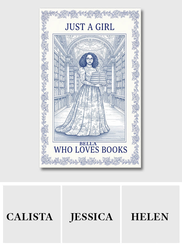 Perfect Gift For Book Lovers - Personalized Book Canvas And Poster