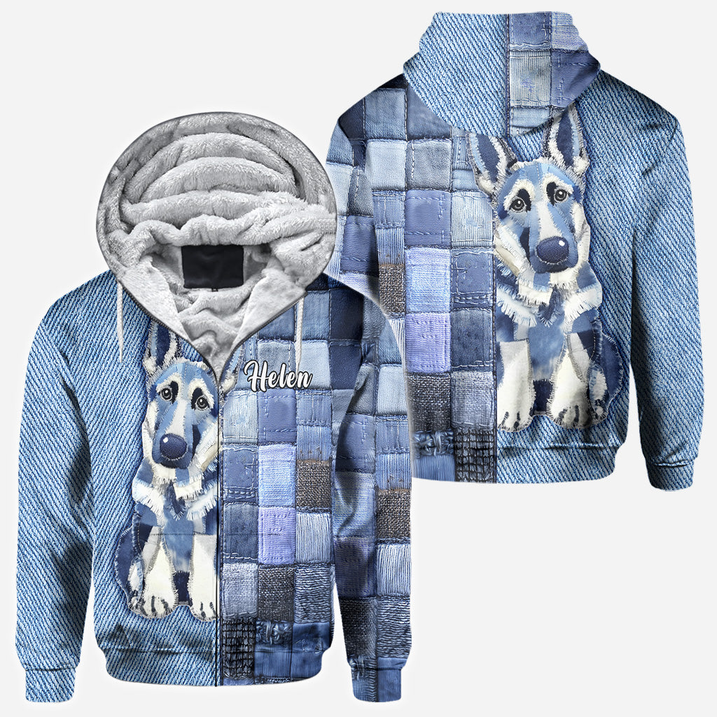 Ich liebe Deutsche Schäferhunde – Personalisiertes T-Shirt mit Hundemotiv