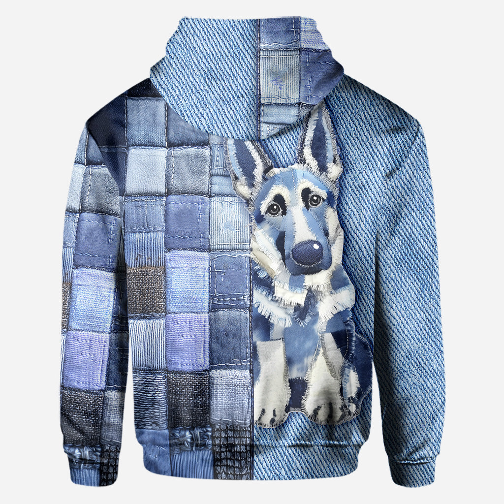 Ich liebe Deutsche Schäferhunde – Personalisiertes T-Shirt mit Hundemotiv