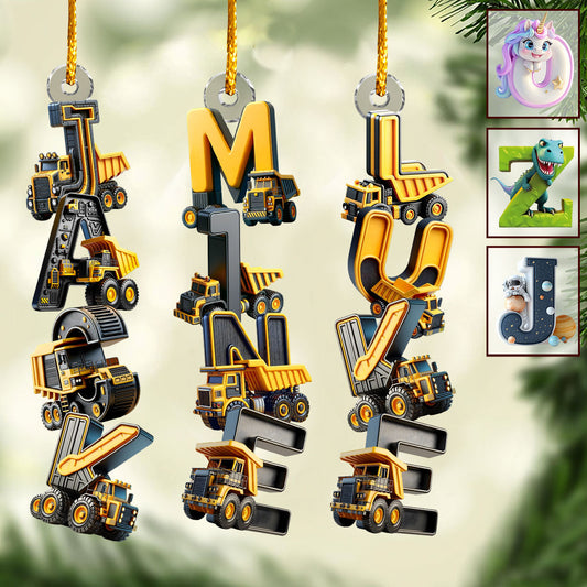 Das perfekte Weihnachtsgeschenk für Kinder – personalisierter transparenter Kinder-Weihnachtsbaumschmuck