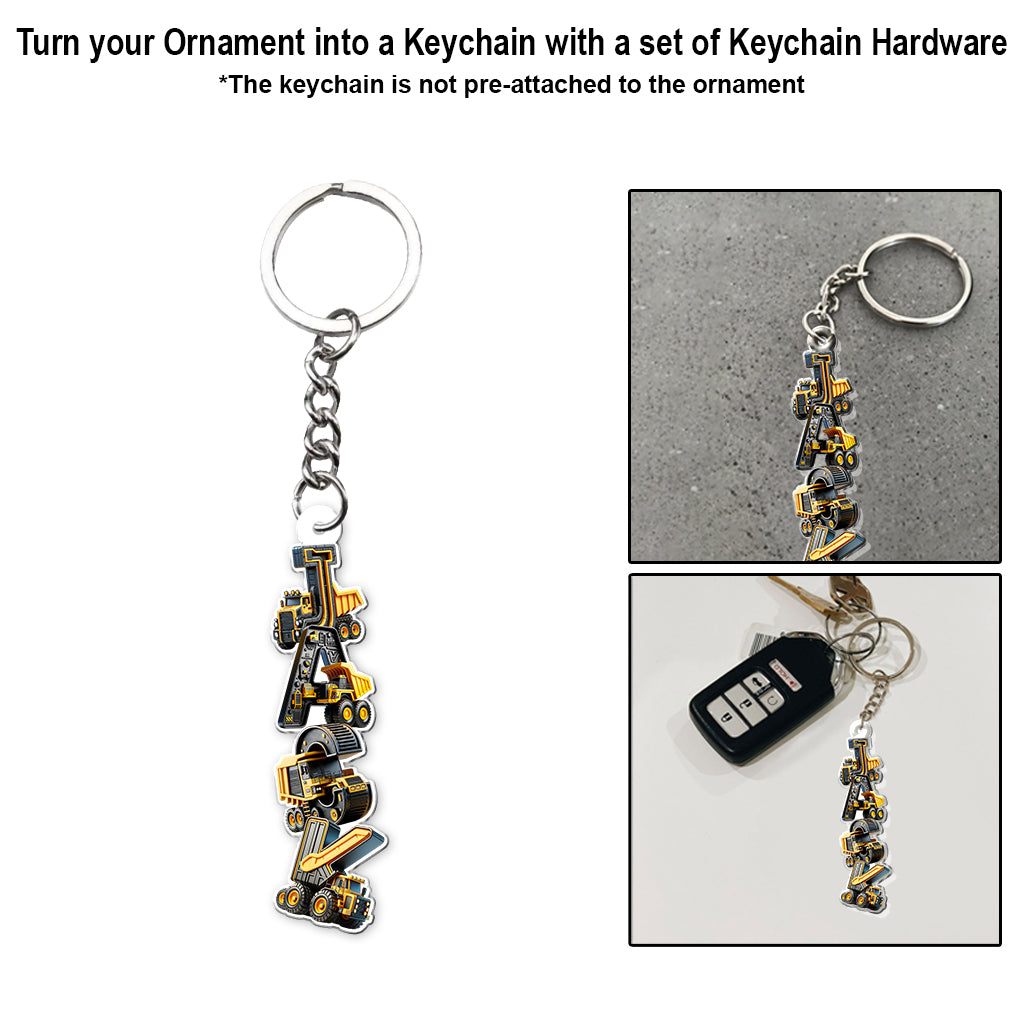 Das perfekte Weihnachtsgeschenk für Kinder – personalisierter transparenter Kinder-Weihnachtsbaumschmuck