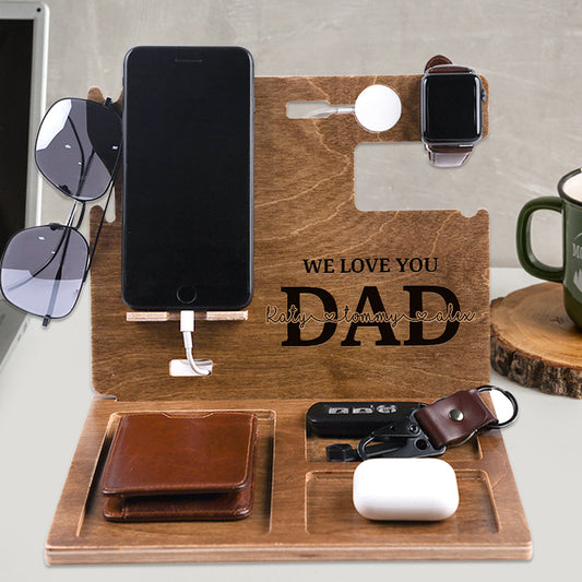 Wir lieben dich, Papa – Personalisierte Dockingstation für Väter