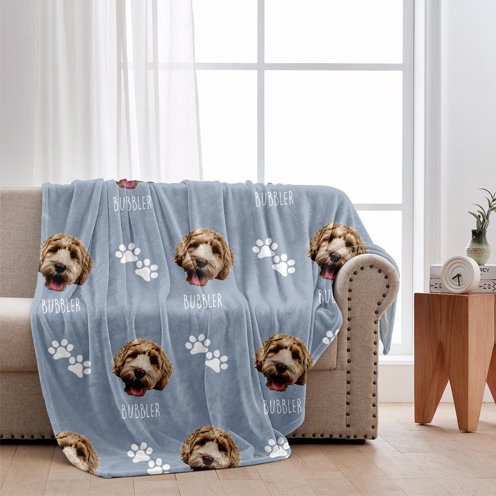 Niedliche Hunde-, Katzen- und Tierliebhaber – personalisierte Hundedecke