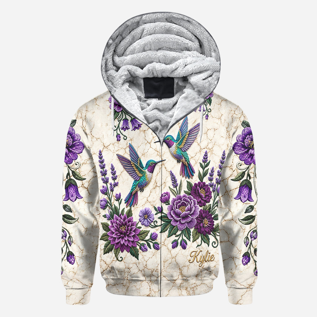 Elegant Hummingbird - Personalized Hummingbird All Over Shirt
