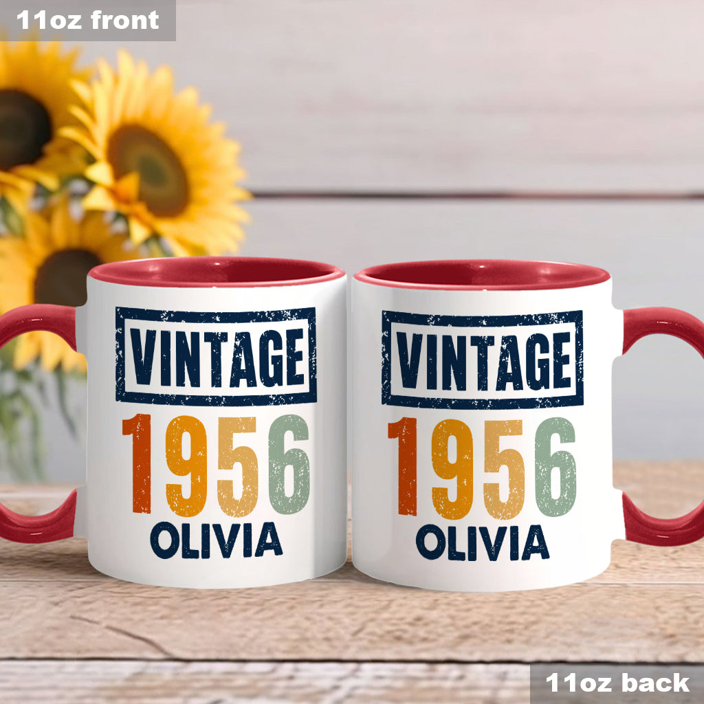 Birthday Gift - Personalized Birthday Accent Mug