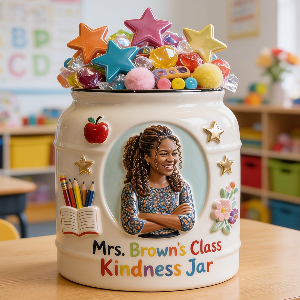 Rewards Jar - Personalized Teacher Cookie Jar