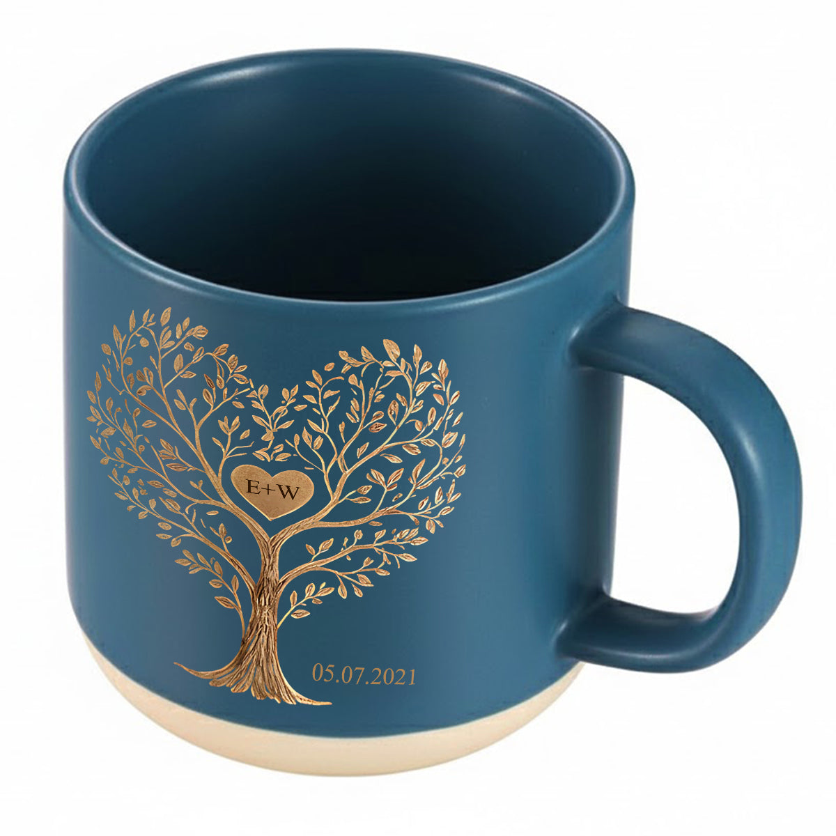 You & Me We Got This - Personalized Couple Printed Pottery Mug