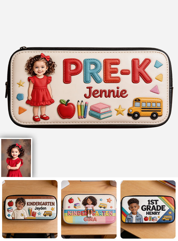 Back to School - Personalized Kid Pencil Case