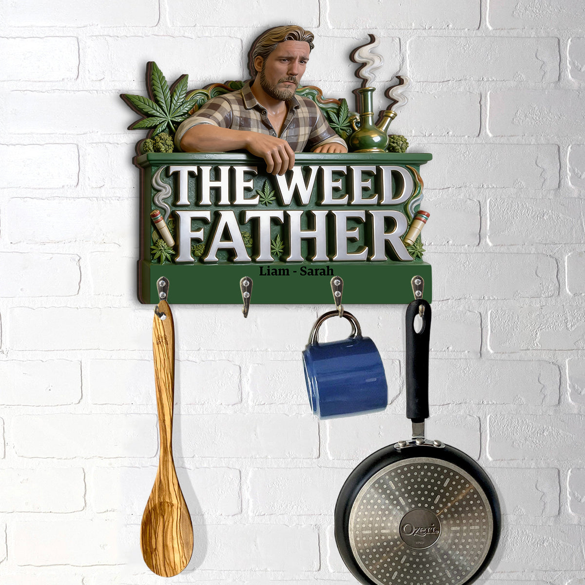 Personalisierter Foto - Individueller Weed Hängeregal