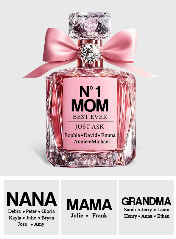 No1 Mom Ever - Personalized Mother Custom Shaped Acrylic Plaque