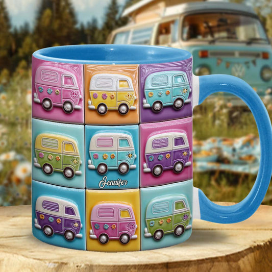 Hippie Caravans – Personalisierter Hippie-Akzentbecher