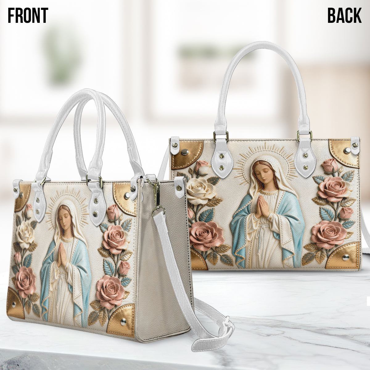 Believe - Personalized Christian Leather Handbag