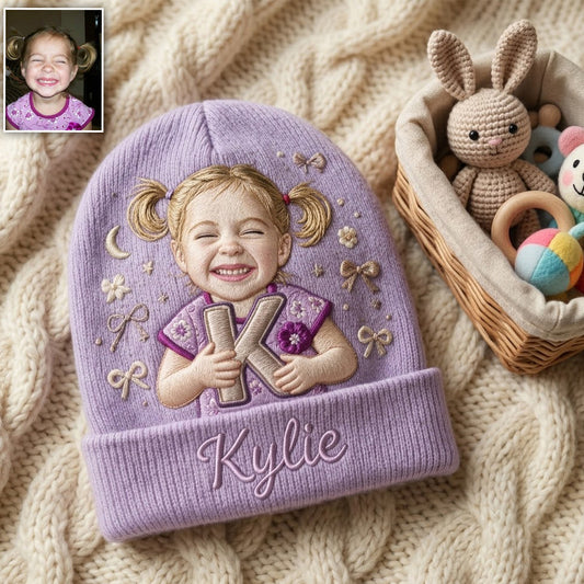 Custom Any Kid Photo - Personalized Kid Beanie Hat