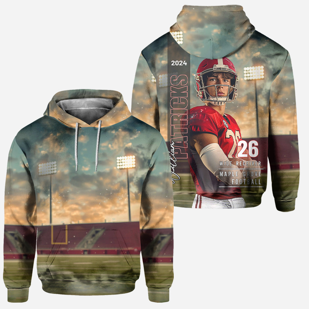 Jede Sportart, jeder Name, jede Position, jede Nummer, jedes Team... – Personalisierter Fußball-Hoodie und Leggings