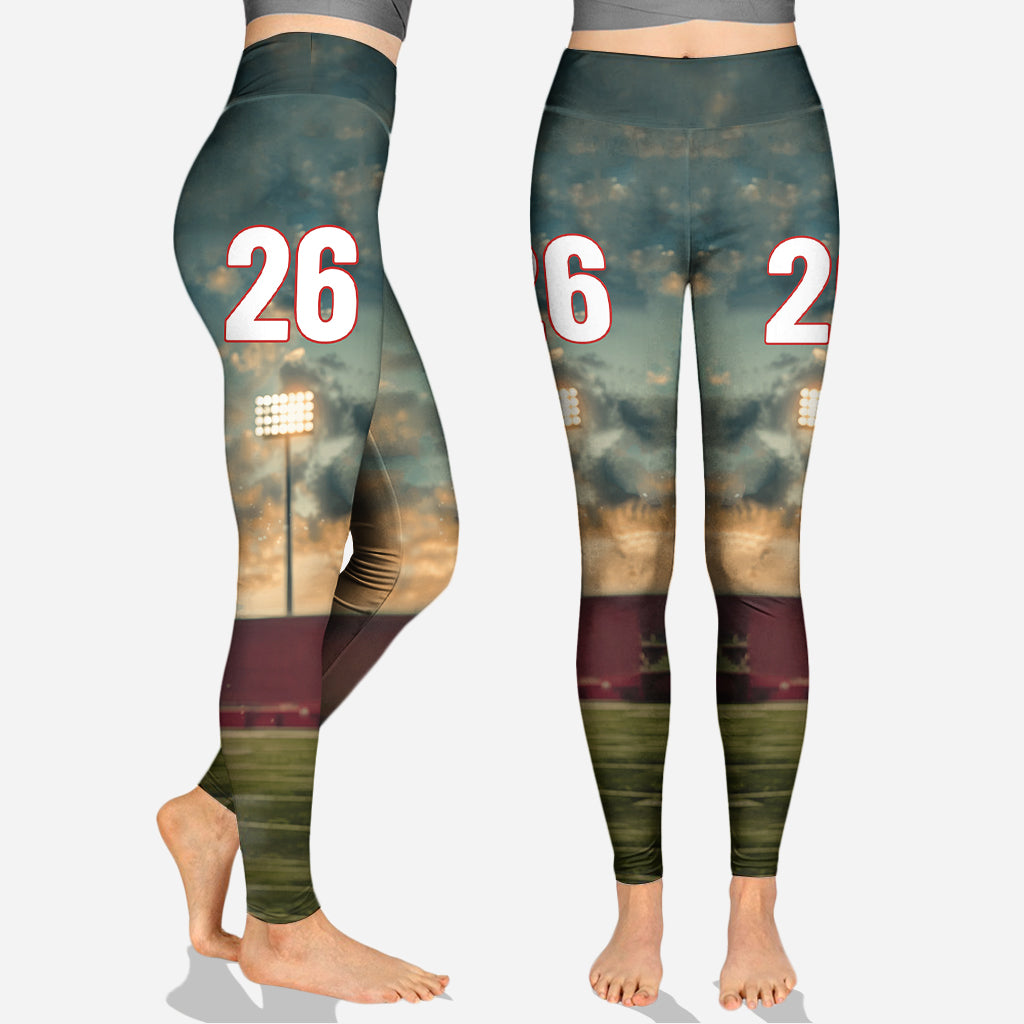 Jede Sportart, jeder Name, jede Position, jede Nummer, jedes Team... – Personalisierter Fußball-Hoodie und Leggings