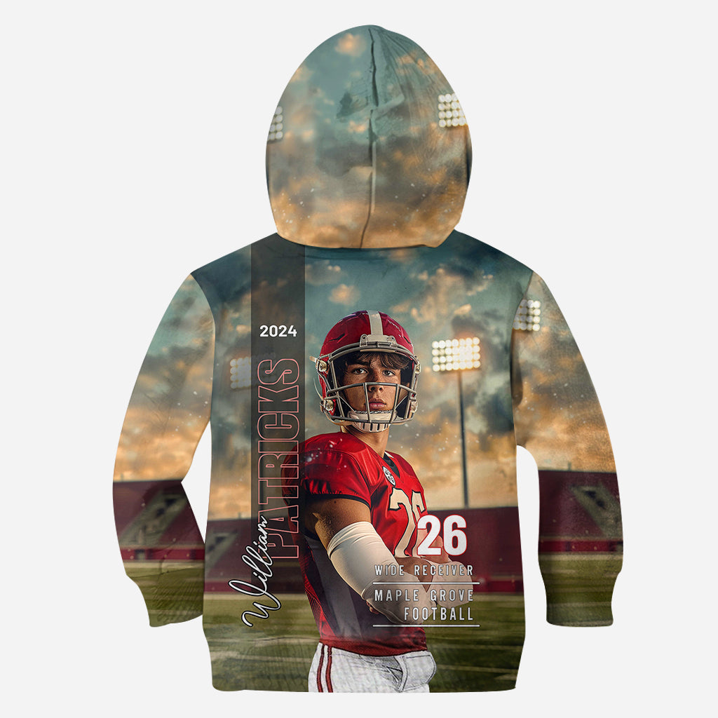Jede Sportart, jeder Name, jede Position, jede Nummer, jedes Team... – Personalisierter Fußball-Hoodie und Leggings