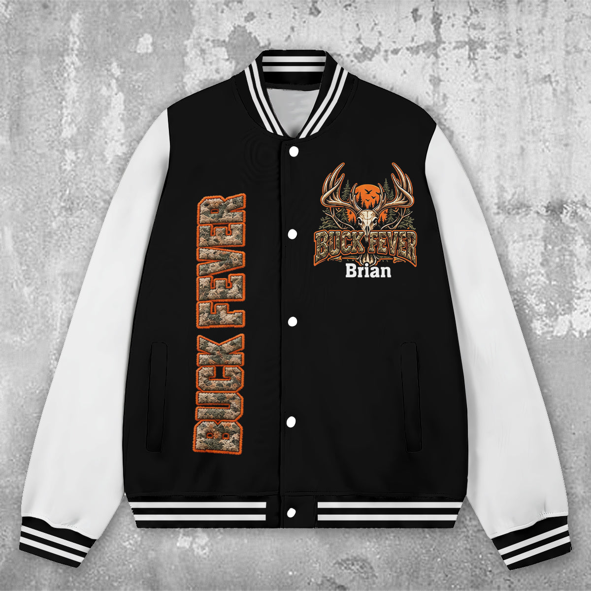 Buck Fever - Personalized Hunting Varsity Jacket