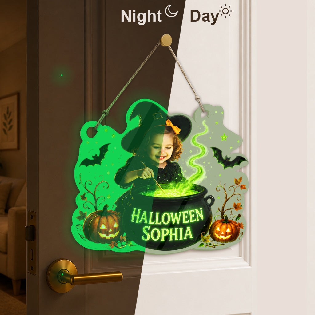 Halloween Kid's Room Decoration - Personalized Kid Luminous Acrylic Sign